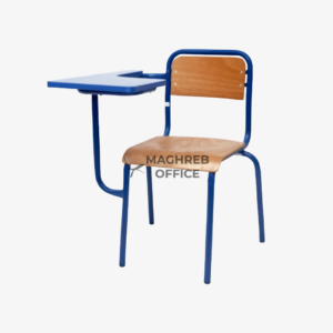 Chaise de-formation-à-structure-métallique-avec-surface-écriture