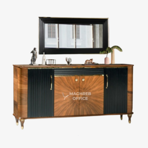 Meuble premium alliant bois et noir