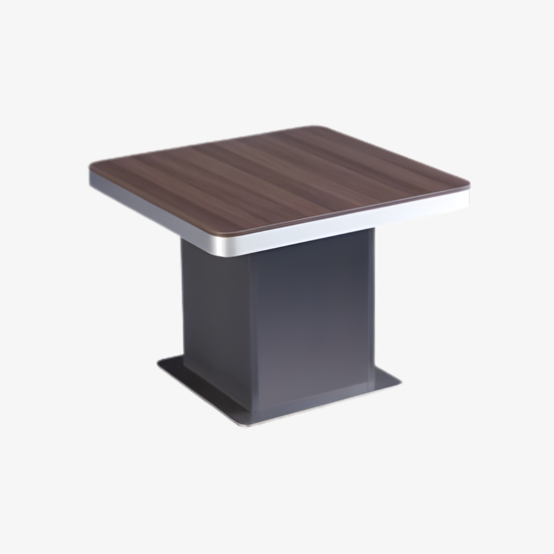 Table carrée moderne pour espace collaboratif