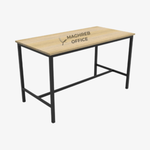 Table en structure métallique