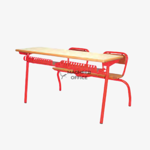 Table pupitre scolaire avec sièges attachés