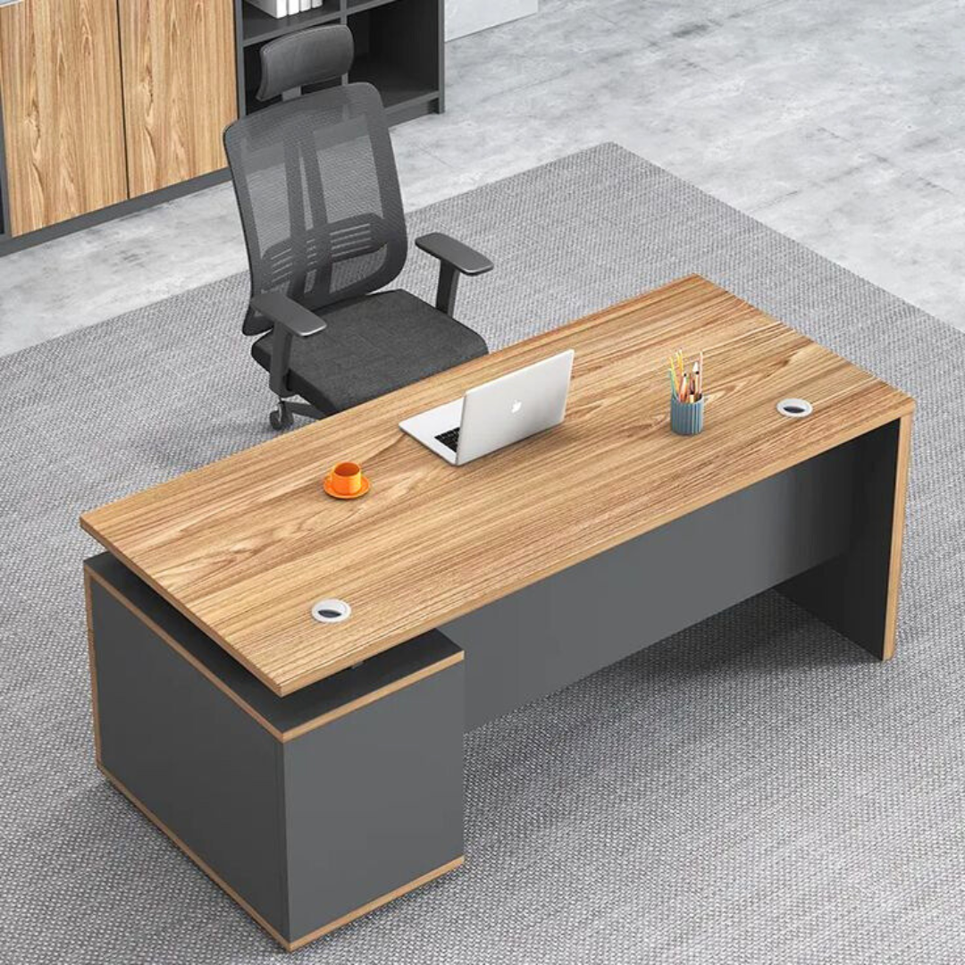 Bureau opérateur professionnel en bois MDF