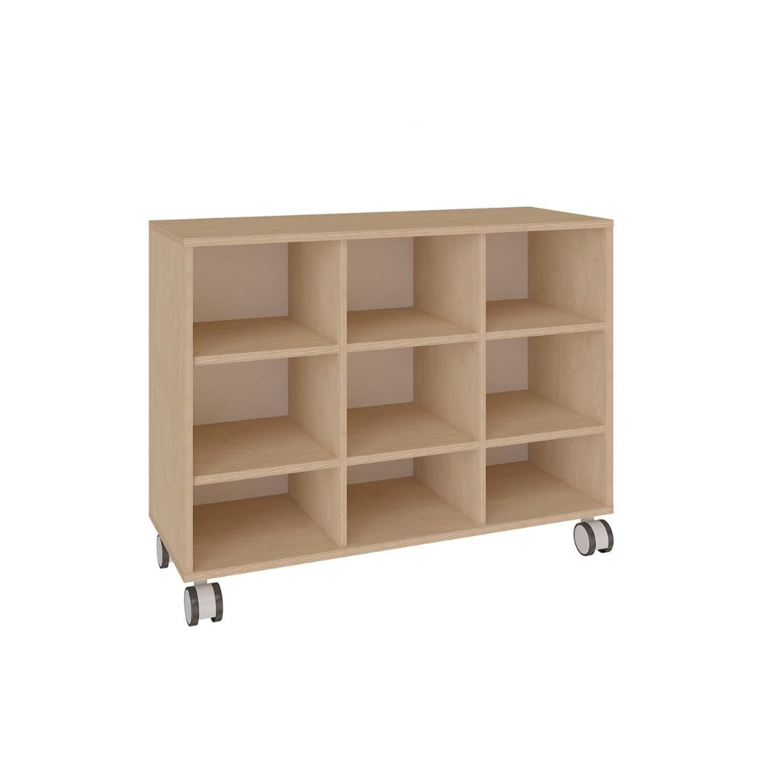 Meuble en bois pour jouet 9 cases