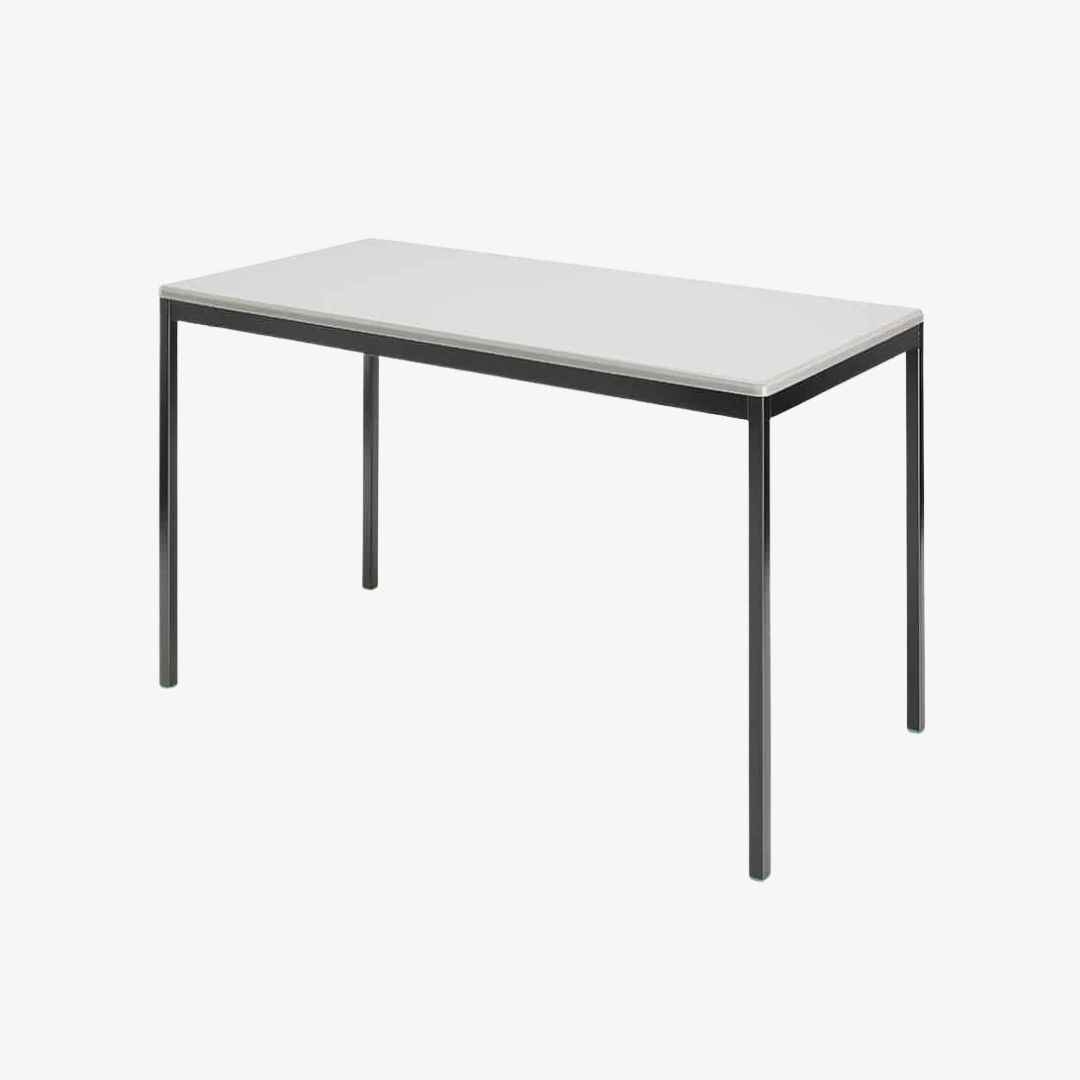 Table décharge avec structure métallique