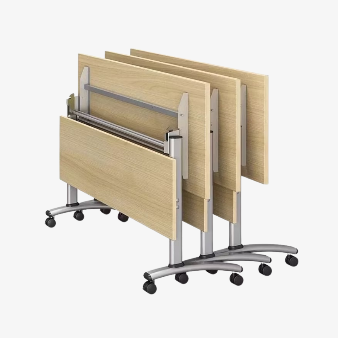Table pliante avec roulettes